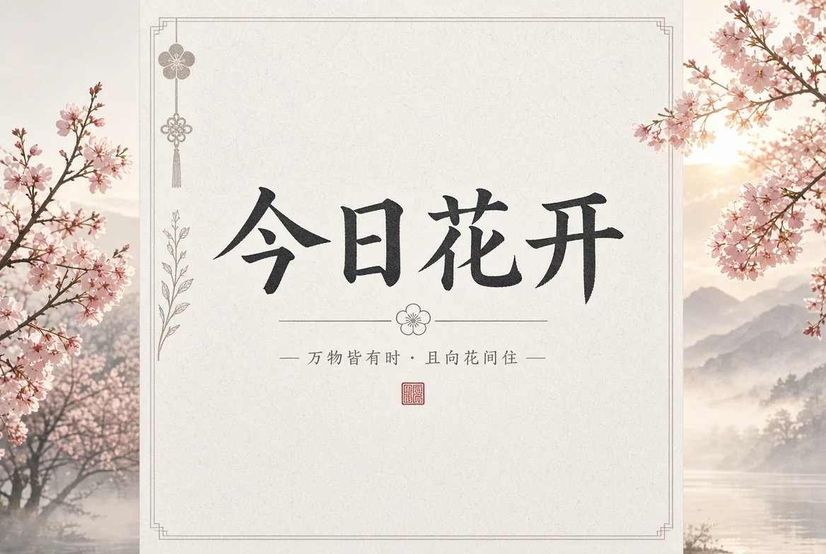 今日花开栏目插图